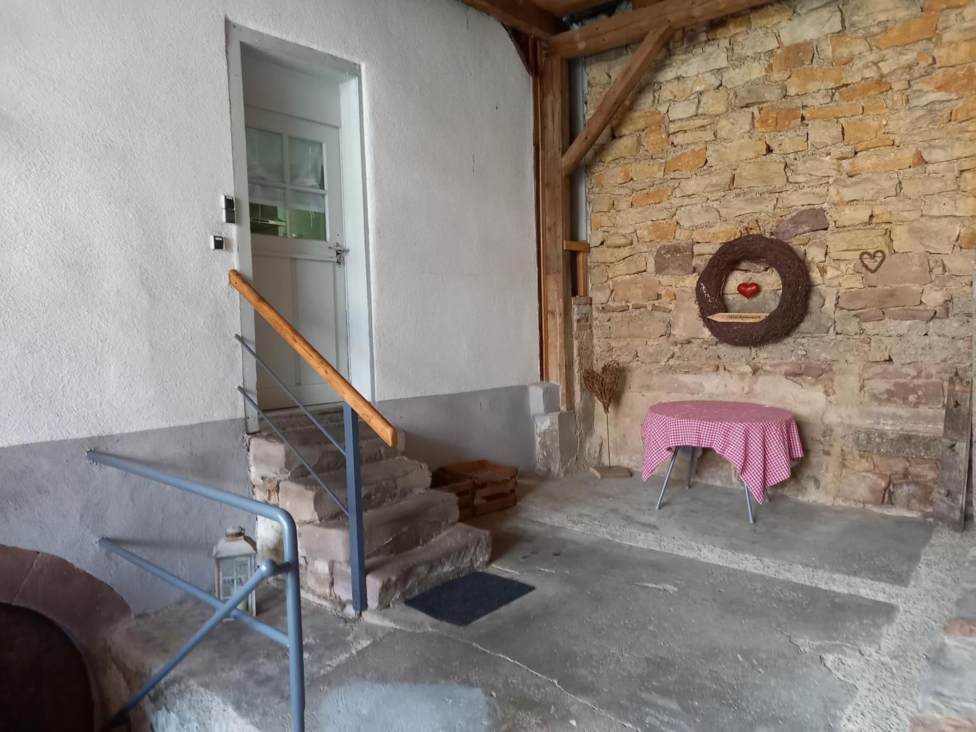 Kleines Bauernhaus Mit Nostalgischem Flair Villa Rheinhausen Buitenkant foto