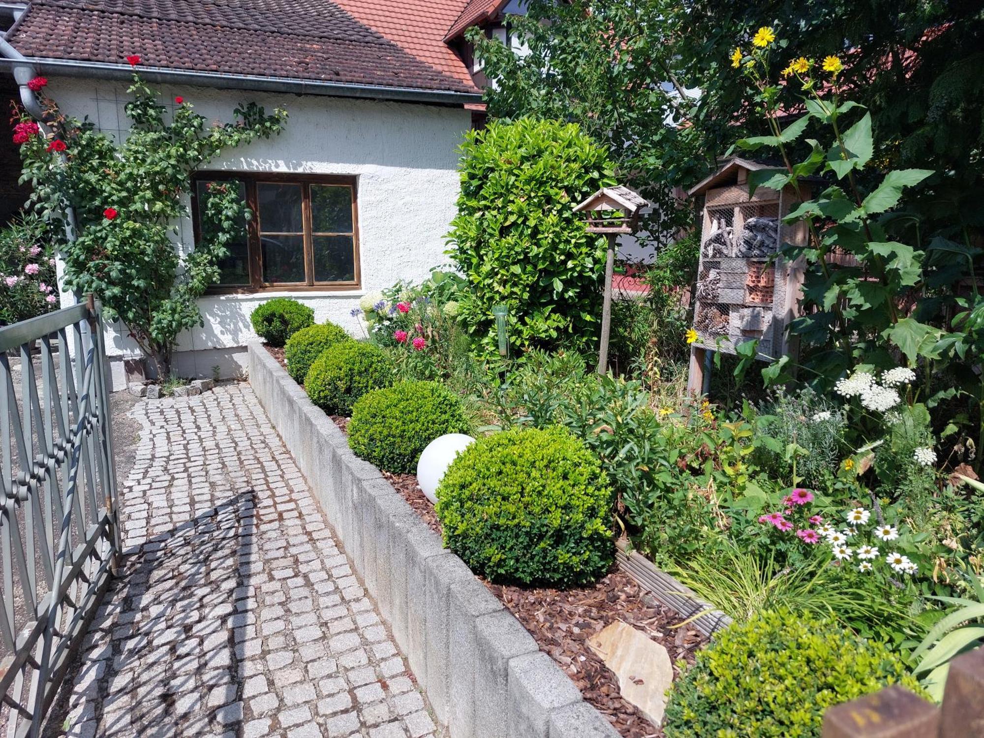 Kleines Bauernhaus Mit Nostalgischem Flair Villa Rheinhausen Buitenkant foto